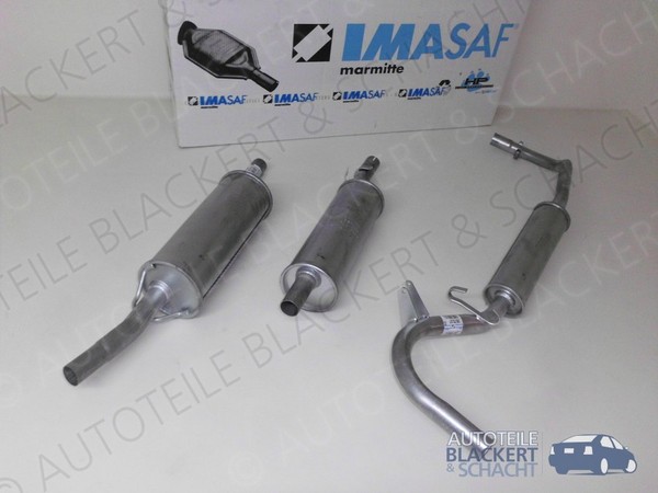 Imasaf Auspuffset Ab VorschalldäMpfer für Citroen C25 2.0 1981-1994-image