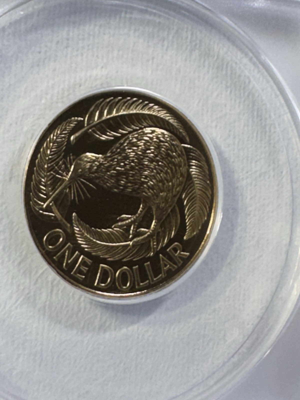 1993 New Zealand 1 Dollar Graded PR 68 DCAM by ANACS