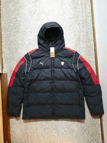 PUMA Ferrari T7 Hoodie Full Zip Puffer Jacket Mens - MEDIUM New w/ Tag $165 - product listing photo