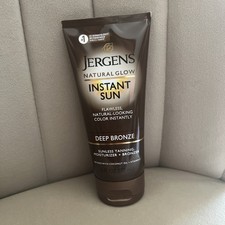 Jergens Natural Glow Instant Sun Self Tanner Moisturizer 6 Fl Oz Bronzer Deep