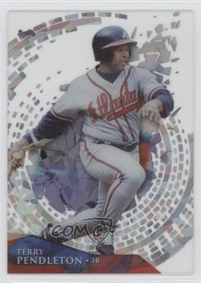 2014 Topps High Tek National League Ice Diffractor 55/75 Terry Pendleton 5tb