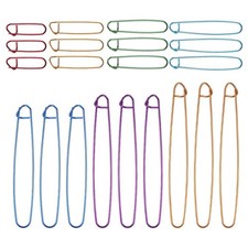 21 Pcs Knitting Stitch Holders, 7 Sizes Colorful Versatile Crochet Hook