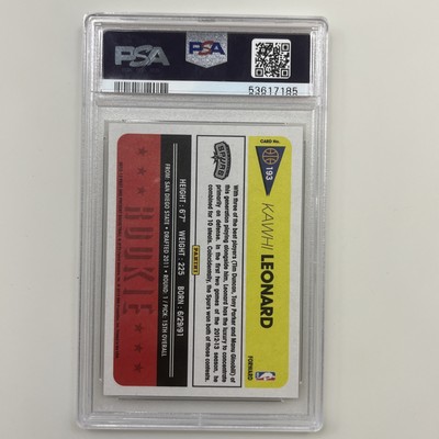 その他 Kawhi RC Past&Present PSA10 KAWHI LEONARD 2012-13 Panini Past & Present #193 Rookie RC