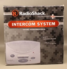 RADIOSHACK TECHNOLOGY PLUS 3-STATION / 3-CHANNEL FM INTERCOM SYSTEM 43-3105