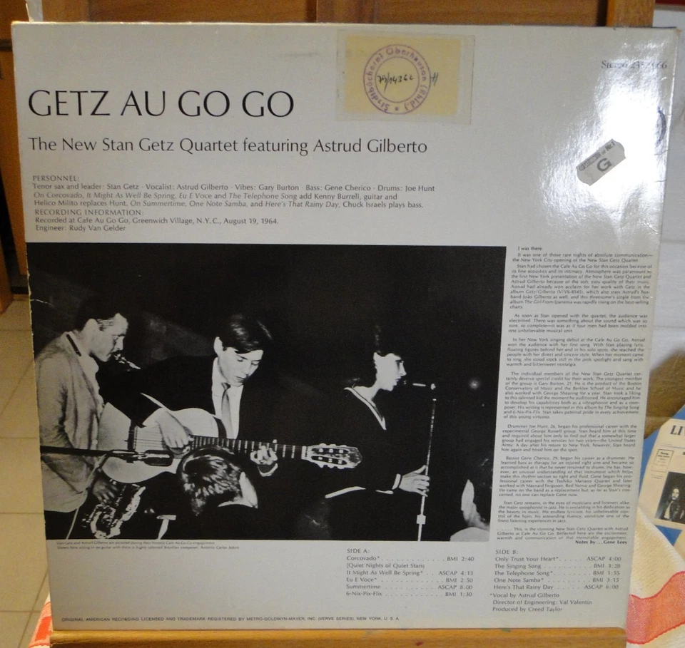 Stan Getz Quartet - Bild 2 von 4