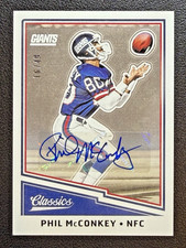 2017 Panini Classics Phil McConkey Auto  /49 #180 Giants