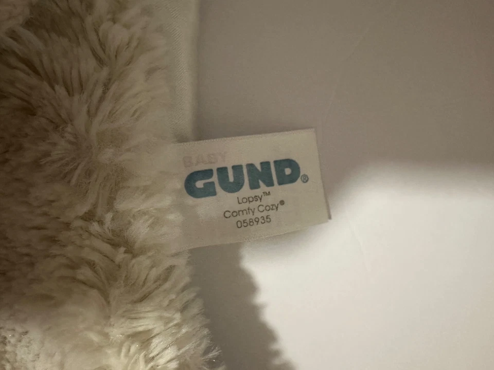 Gund Comfy 舒适 LOOPSY 羊羔羊 Lovey 安全毯垫 婴儿 孩子 毛毯 — 第 4/4 张图片