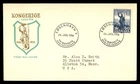 Mayfairstamps Denmark FDC 1956 Statue Military Man First Day Cover aaz_12747