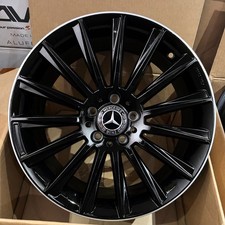 Felgen f&uuml;r Mercedes Benz C-Klasse W205 204 19-Zoll schwarz glanz hornpoliert 4St