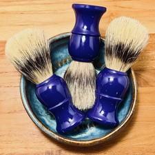 Blue Boar Hair Shaving Brush