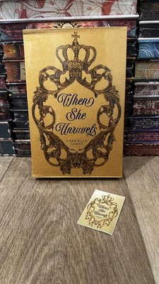 Bookish Box When She Unravels Gabrielle Sands Hardcover NEW Sealed Slipcase