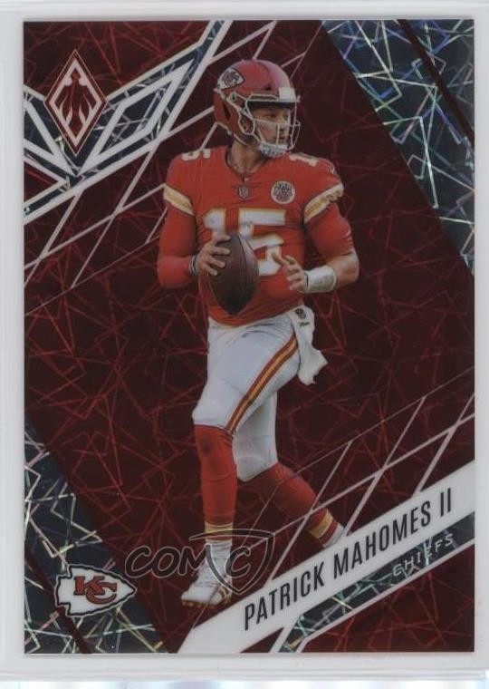 2022 Panini Phoenix Red Lazer 10/125 Patrick Mahomes II #41 6e0