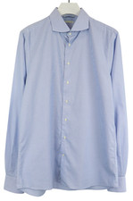 SUITSUPPLY Try On Extra Slim Fit Formal Shirt Men's 44-7/17 1/2L Long Sleeve