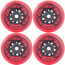 4Pack Inline Skate Wheels Outdoor Asphalt Formula 85A Hockey Roller Blades Re...