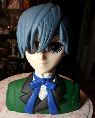 Busto Alveare Fantasma Black Butler Ciel Coin Bank Aniplex Funimation Raro - Foto 11 di 17