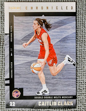 2025 Panini Caitlin Clark Chronicled Double-Double Melts Mercury #22 WNBA