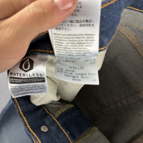 Levis 541 Jeans Men's 38x36* Blue Athletic Taper Stretch Whiskered BIG TALL NWT - Picture 6 of 12
