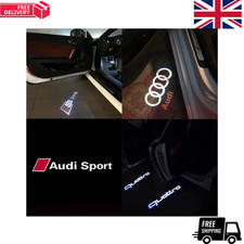 2/4Pcs Door Light LED Lighting Laser Projector for Audi Sline S3 S4 S5