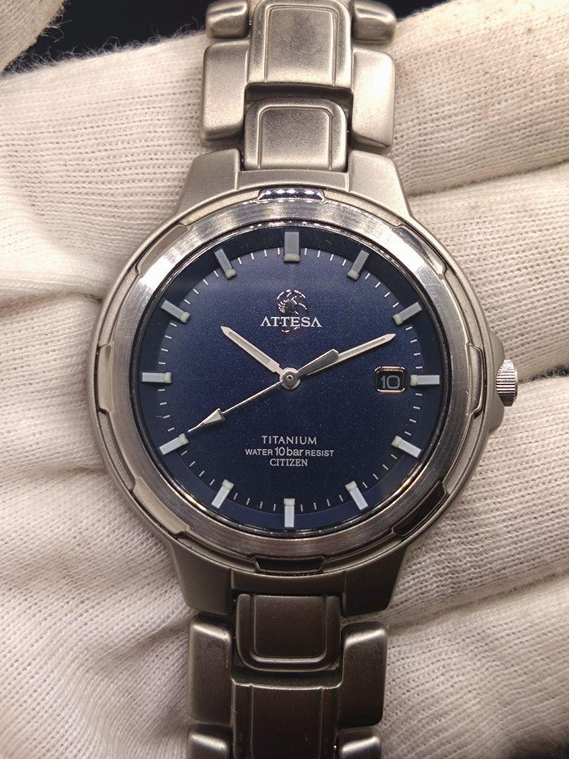 美品！CITIZEN ATTESA ECODRIVE 7821 TITANIUM CITIZEN ATTESA ECODRIVE 7821 TITANIUM Used watch Mint