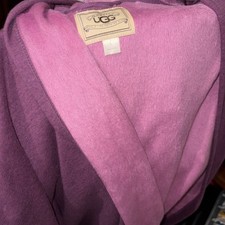 UGG Women's Janni Fleece Blanket Marron Cardigan Size L