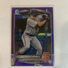 2025 Bowman Chrome Robert Hipwell BCP-238 Purple Shimmer 180/250 1ST Bowman