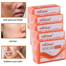 5/3X Kojic Acid Soap Acne Dark Spot Remover Skin Lightening Whitening Face Body
