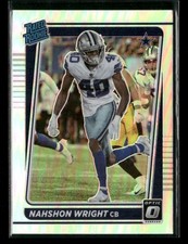 2021 Donruss Optic #285 Nahshon Wright Holo