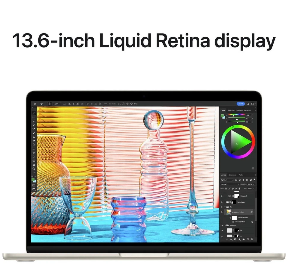 Apple MacBook Air 2022 13.6in M2 16GB 256GB - Starlight - Image 4 of 4