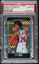2004 Bowman Draft Chrome X-Fractor 18/150 Shaun Livingston #137 PSA 9 MINT 00lu
