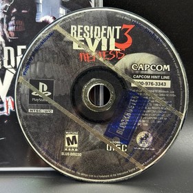 Resident Evil 3 Nemesis PS1 (Sony PlayStation 1 PS1, 1999) CIB W/ Reg - Tested