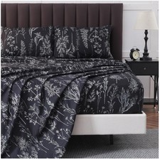 Boho Farmhouse Queen Sheets Set - Floral Print, Deep Pocket