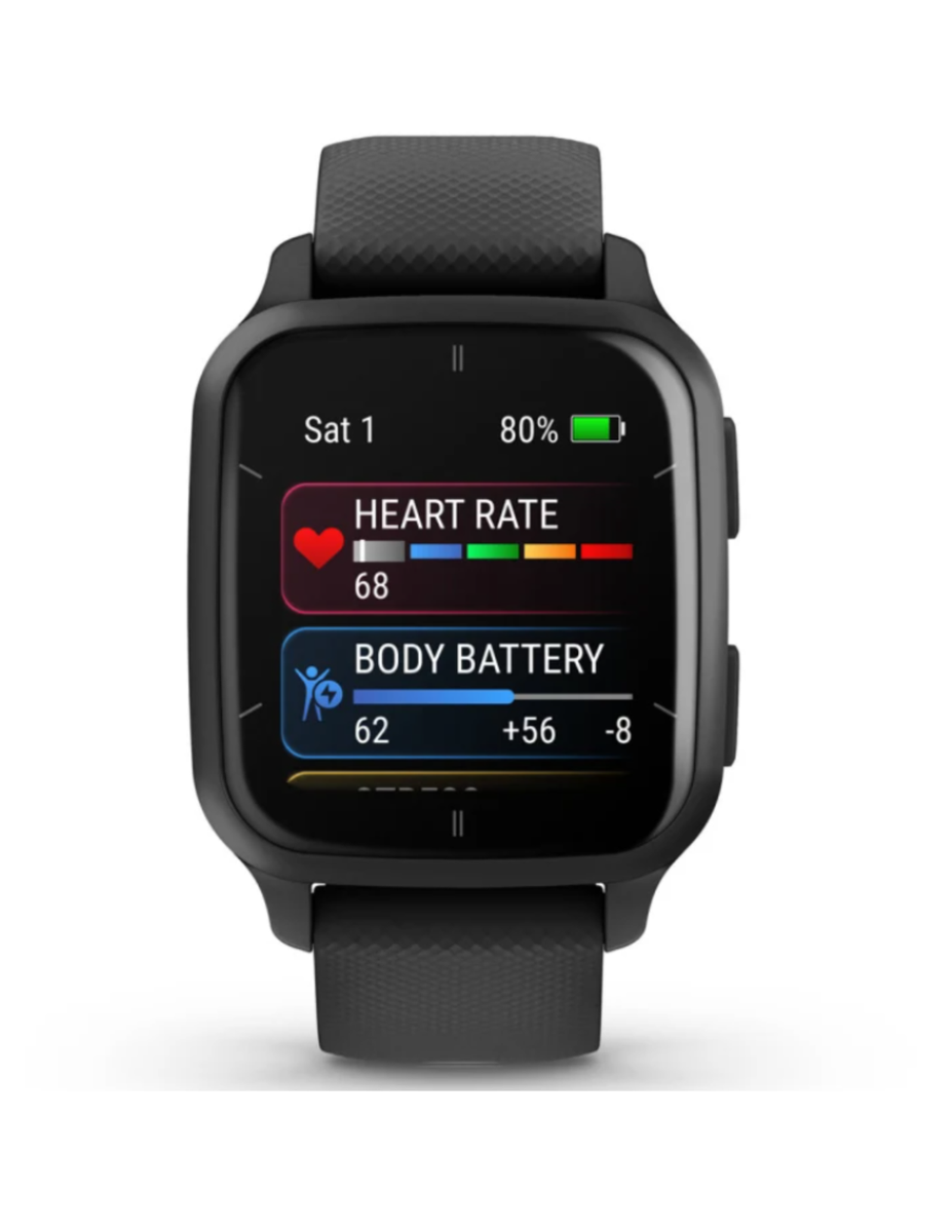 Garmin Venu Sq 2 Music Edition Gps Black + Black Band 4GB - Very