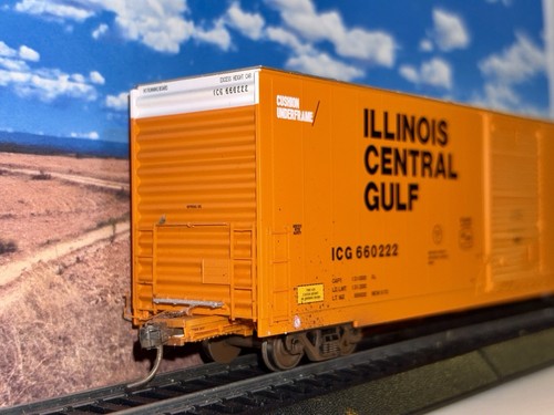 HO ExactRail Berwick 7440 Illinois Central Gulf Box Car #660222 LightlyWeathered - Picture 3 of 10