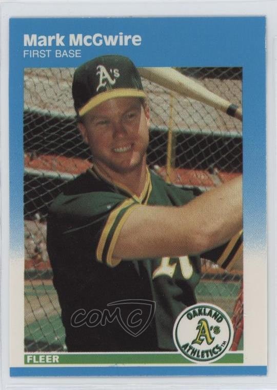 1987 Fleer Update Collector's Edition Glossy Mark McGwire #U-76 1hx1