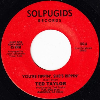 Ted Taylor - You're Tippin' She's Rippin' / Little Red Rooster - Use - G8100z