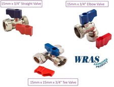 WASHING MACHINE DISHWASHER APPLIANCE ISOLATION VALVE HOT & COLD WATER  VALVE TAP