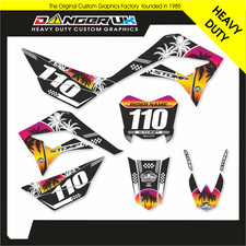 STOMP 110 JUICEBOX MINI PIT BIKE GRAPHICS DECALS STICKERS CUSTOM NAME NUMBER