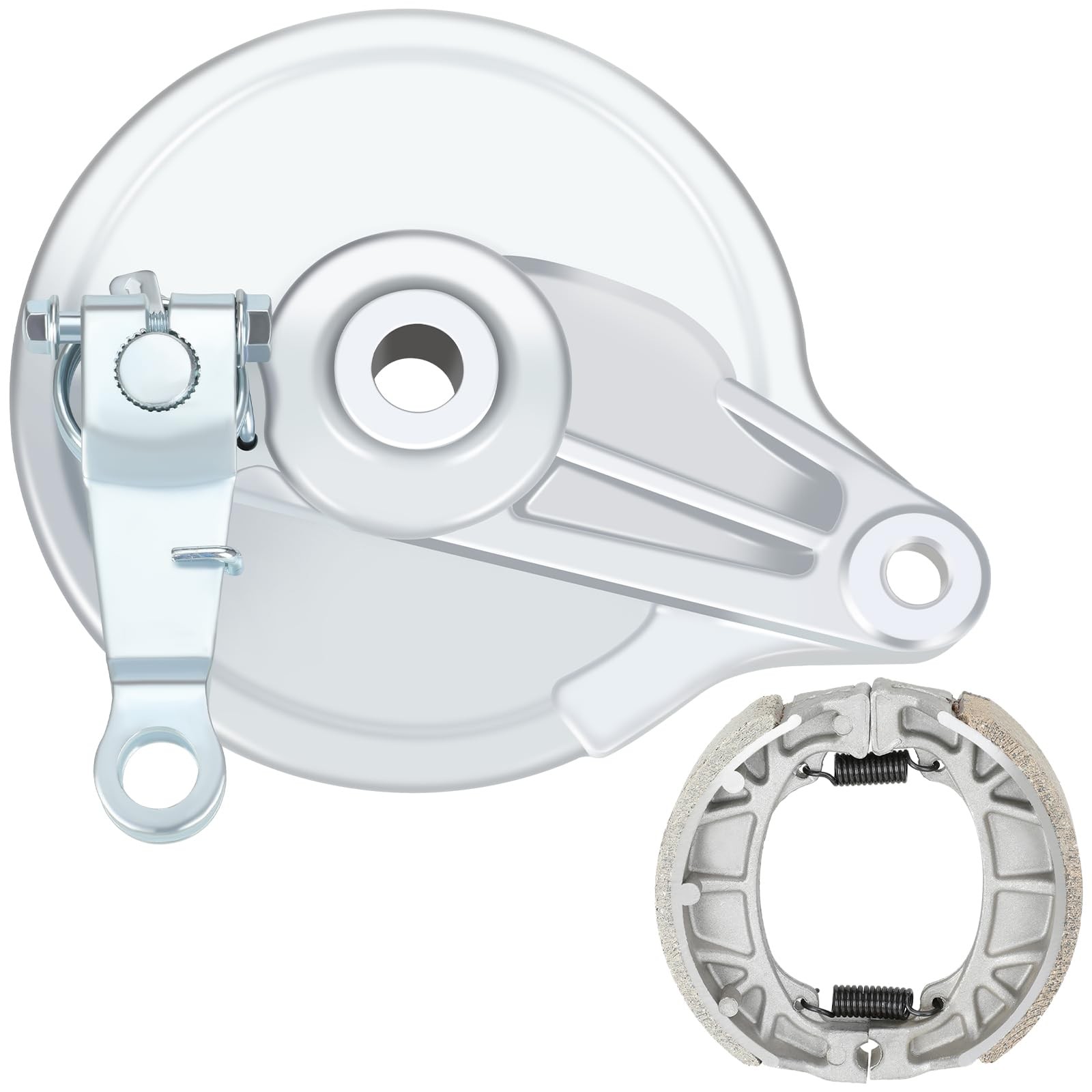 Mini Bike Drum Brake Kit Rear Brake Shoes Assembly with Coleman CT200U BT200X...