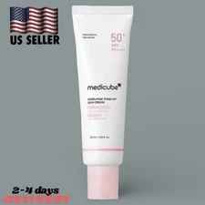 MEDICUBE PDRN Pink Tone Up Sun Cream 50ml SPF50+PA++++ Exp2028 *NEW**