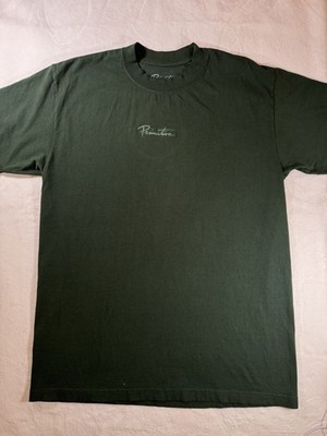Primitive Skateboarding Mens S/S Oversized Heavy Cotton Shirt Green Size L Vtg