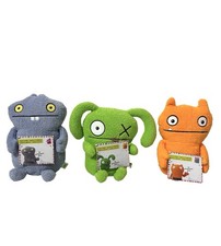 Ugly Dolls Plush Toys - Babo, Ox  Wage With Surprise Envelopes Lot Of 3 NEW