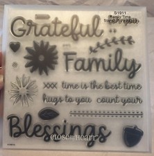 CTMH Cling Stamp Set S1911 Family Time ; Card Making