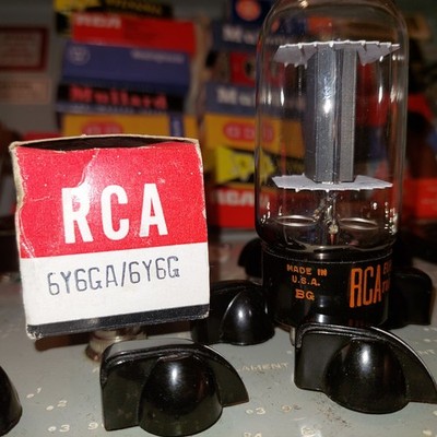 1xTV7D/U R-Tested OpenBox V.STRONG  1966 RCA 6Y6GA Tube