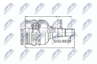 NTY Gelenksatz, Antriebswelle NPW-TY-067