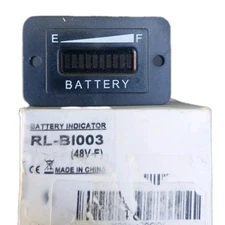 Runleader RL-B1003 BATTERY INDICATOR Guage 48v Golf Cart: New In Open Box