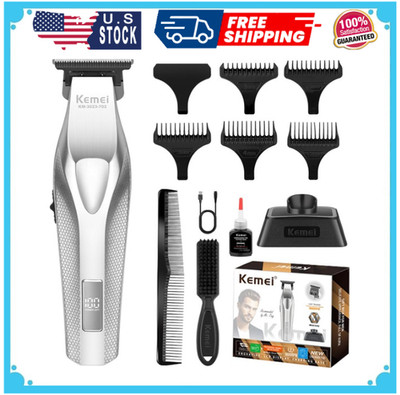 KEMEI KM-3023-702 Professional Hair Clipper for Men, Zero Gapped Cordless Bea...