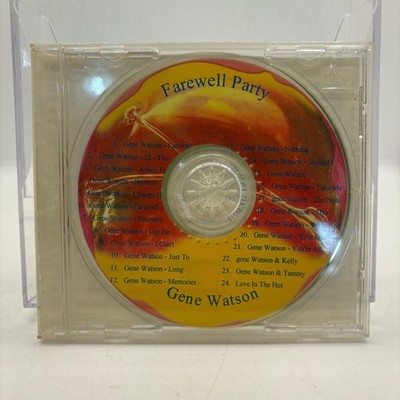 Gene Watson Farewell Party CD Compilation 24 Tracks Country Music Tammy Wynette