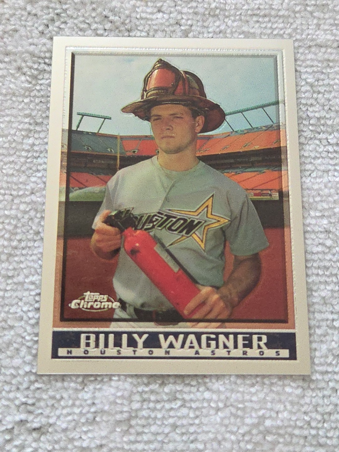 BILLY WAGNER 1998 TOPPS CHROME HOUSTON ASTROS #3 FIREMAN CARD 2025 HOF NM-MT