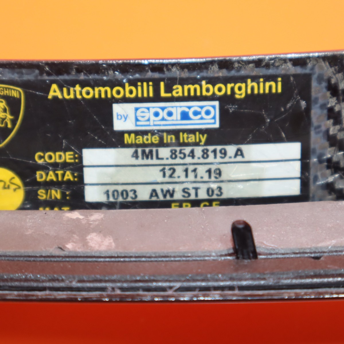 LAMBORGHINI URUS WHEEL ARCH COVER LEFT REAR 2019-2021 2022 2023 2024 4ML854819A