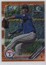 2019 Bowman Orange Shimmer Refractor /25 Jonathan Hernandez #BCP-119 0i5i